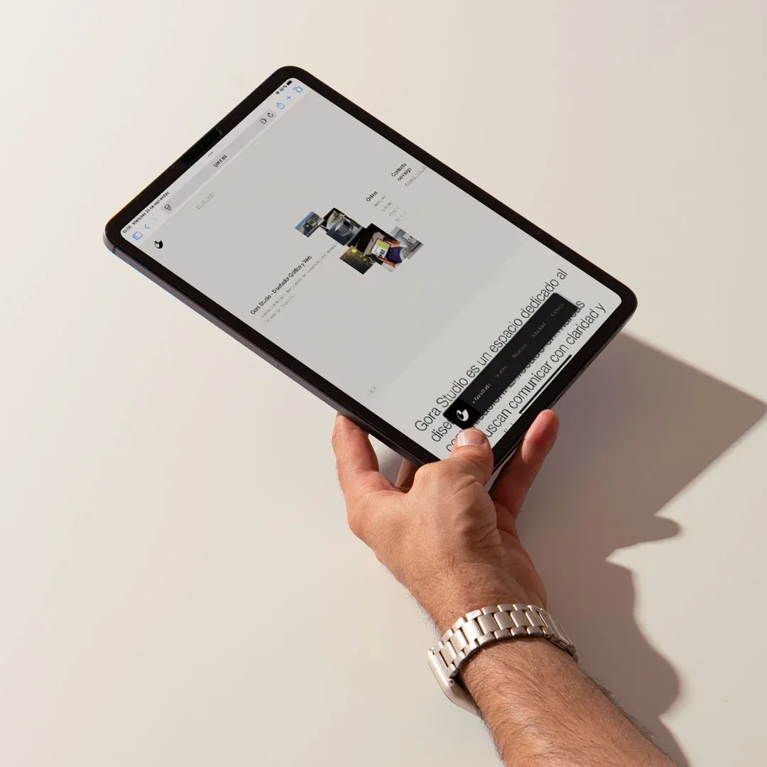 Diseño web de Gora Studio